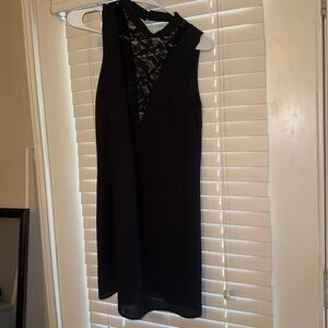 Elegant Black Lace Women's Dress